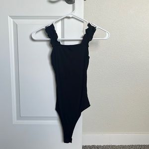 Black Sleeveless Body Suit